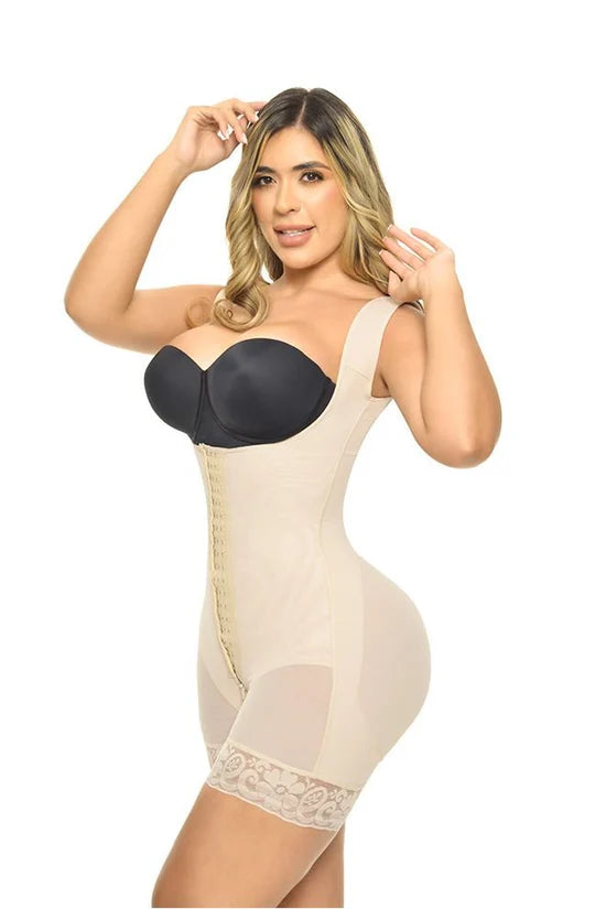 FP9571 OPAL FAJA SHORT RELOJ DE ARENA DOBLE TALLA ETAPA 2 TIRANTE ANCHO REALCE BOOTYLOVE