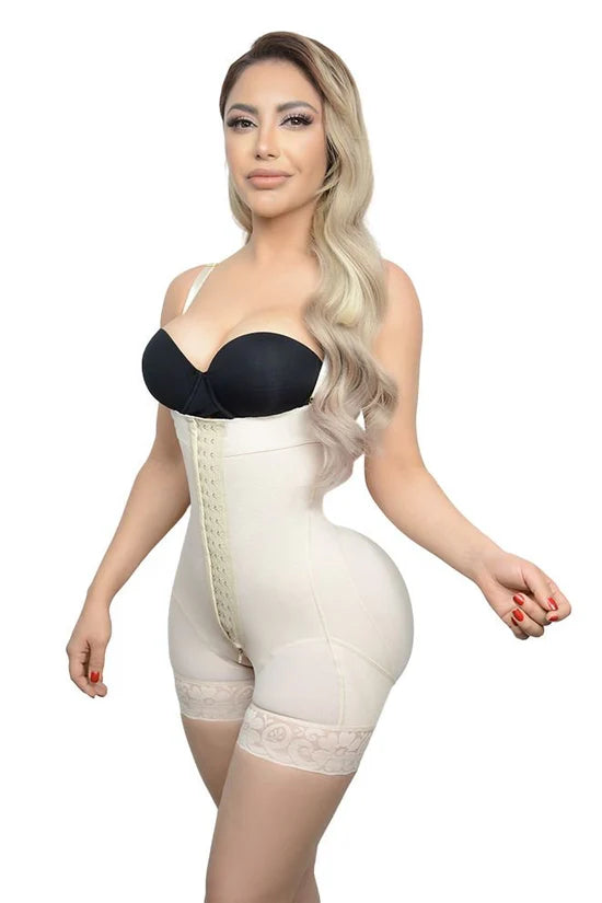 FP1572 SHORT PUSH UP RELOJ DE ARENA TALLE ALTO DOBLE TALLA CON REALCE BOOTYLICIOUS