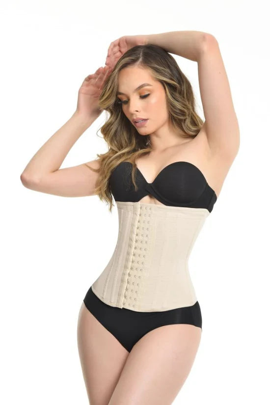 F1024A FAJA CINTURILLA 9 VARILLAS TALLE CORTO CON 3 FILAS DE BROCHES EXCELENCIA
